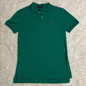 Polo by Ralph Lauren Men's Green Polo Shirt